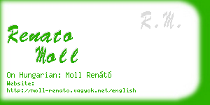 renato moll business card