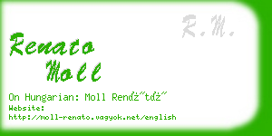renato moll business card